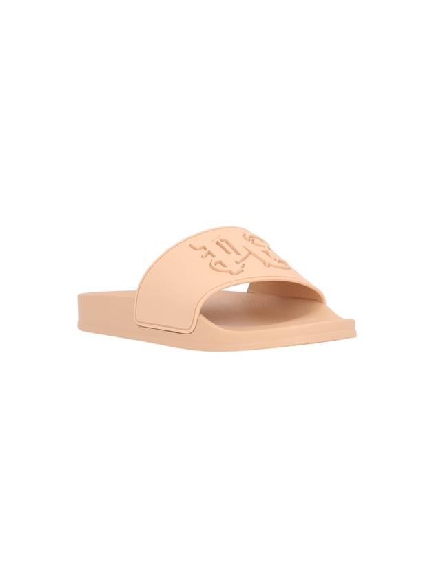 embossed monogram slider sandals - PALM ANGELS - BALAAN 3