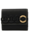 Darryl Small Calfskin 3-fold Bicycle Wallet Black - CHLOE - BALAAN.