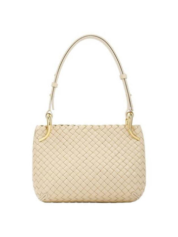 Small Clicker Shoulder Bag Beige - BOTTEGA VENETA - BALAAN 1