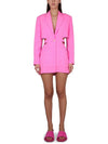 La Robe Bari Blazer Midi Dress Pink - JACQUEMUS - BALAAN 1