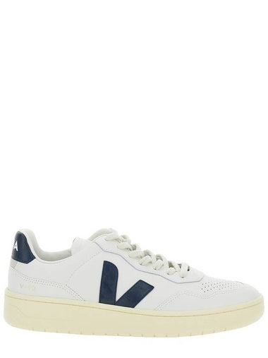 Veja 'V-90' White Leather Sneakers - VEJA - BALAAN 1