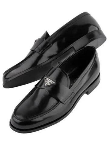 triangle logo loafers men s shoes - PRADA - BALAAN 1