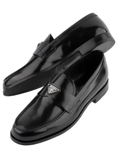 triangle logo loafers - PRADA - BALAAN 1