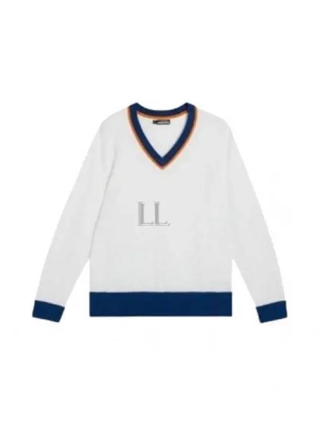 Men's Finely Knit Top White - J.LINDEBERG - BALAAN 2