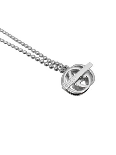 216435 GG logo 925 silver necklace - GUCCI - BALAAN 2