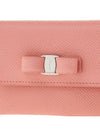 Vara Bow Card Wallet Coral - SALVATORE FERRAGAMO - BALAAN 7