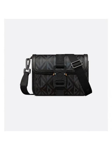 CD Diamond Canvas Hit The Road Mini Bag Black - DIOR - BALAAN 1