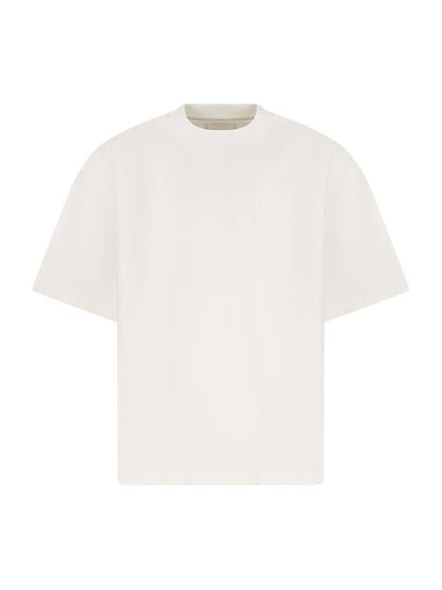 Logo Print Short Sleeve T-Shirt White - JIL SANDER - BALAAN 2