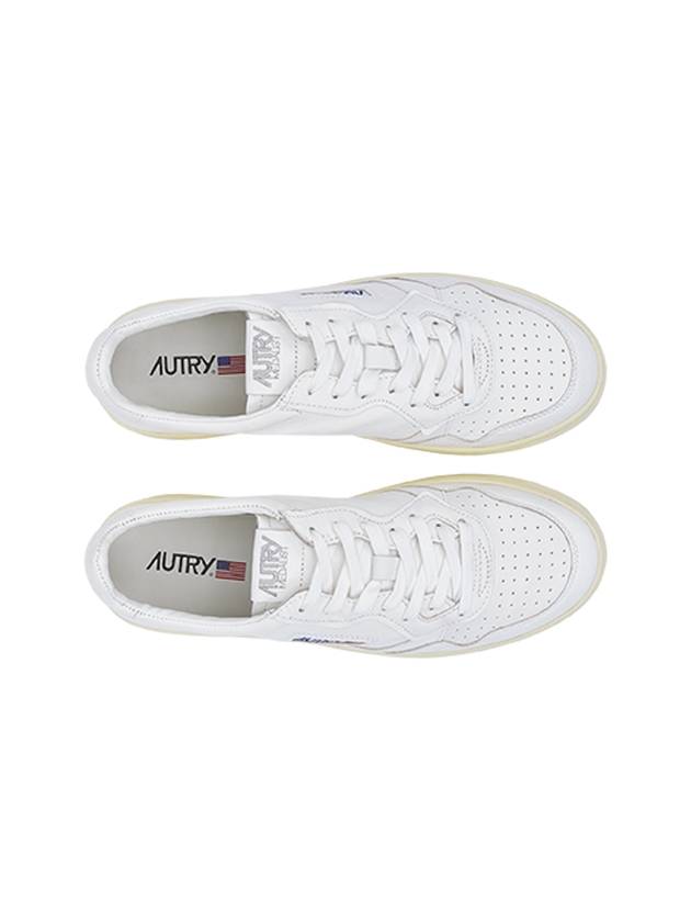 Medalist Goatskin Low Top Sneakers White - AUTRY - BALAAN 4