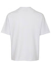 Men's Overfit Pocket Short Sleeve T-Shirt White - SOLEW - BALAAN 3