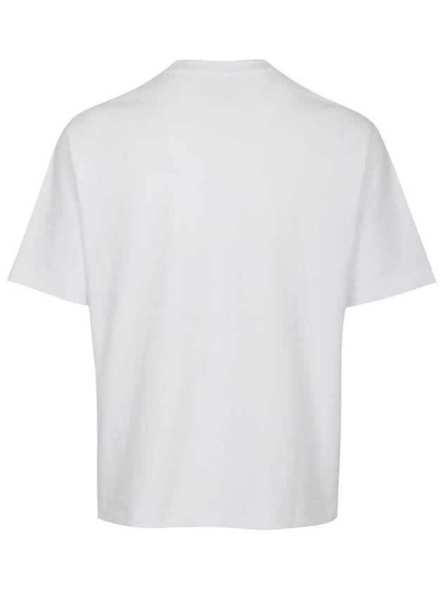 Men's Overfit Pocket Short Sleeve T-Shirt White - SOLEW - BALAAN 3