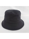 Horseferry Motif Cotton Bucket Hat Black - BURBERRY - BALAAN 4
