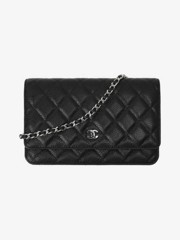 Classic woc black silver caviar skin - CHANEL - BALAAN 1