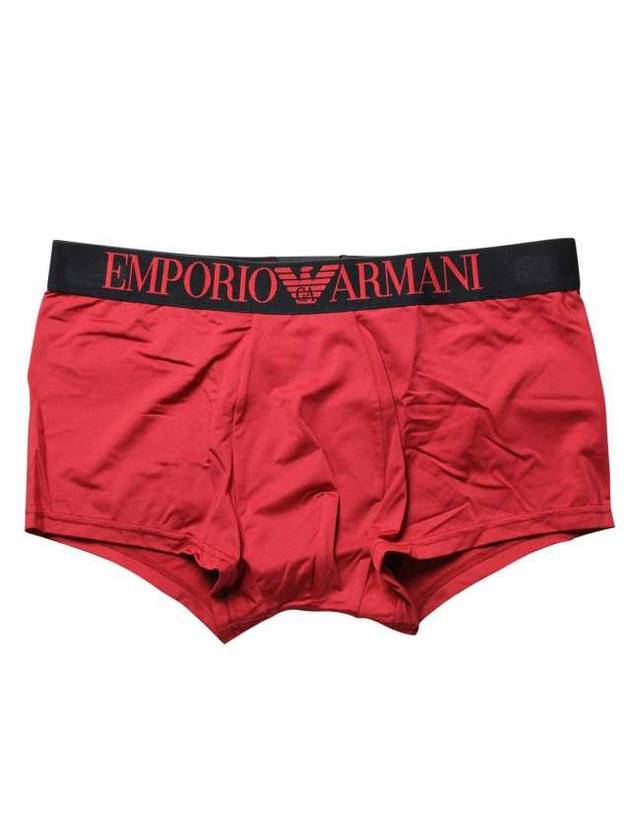 Men's Micro Trunk Briefs Red - EMPORIO ARMANI - BALAAN 1