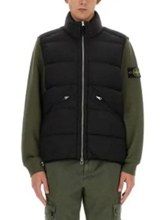 Seamless Tunnel Nylon Down Vest Black - STONE ISLAND - BALAAN 7