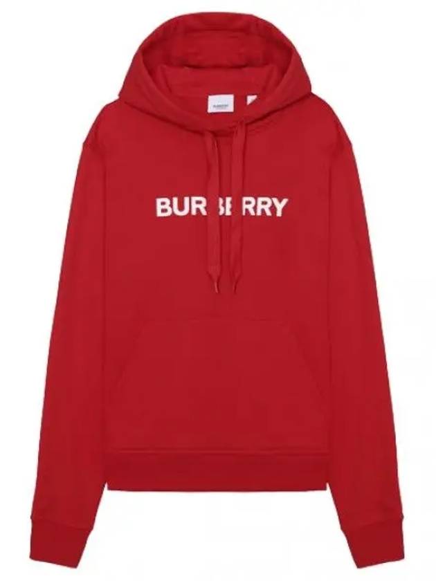 Logo Print Cotton Hoodie Women - BURBERRY - BALAAN 1