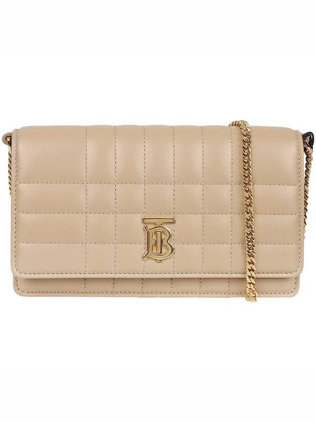 Lola Quilted Clutch Cross Bag Beige - BURBERRY - BALAAN 1