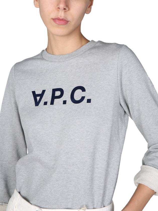 VPC Logo Sweatshirt Grey - A.P.C. - BALAAN 5