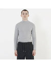 Essential Wool Half Neck Knit Gray - CHANCE'S NOI - BALAAN 8