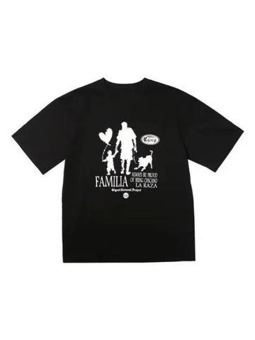 Chicano Family Short Sleeve T Shirt Black - OGARP - BALAAN 1