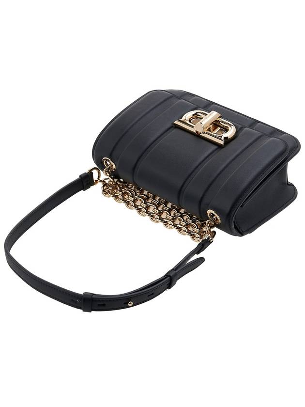 New Gancini Mini Shoulder Bag Black - SALVATORE FERRAGAMO - BALAAN 5