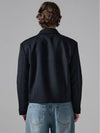 Minimal Short Jacket Navy - FILLCHIC - BALAAN 5