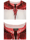 Red Wings Short Sleeve T-shirt White - MARCELO BURLON - BALAAN 7