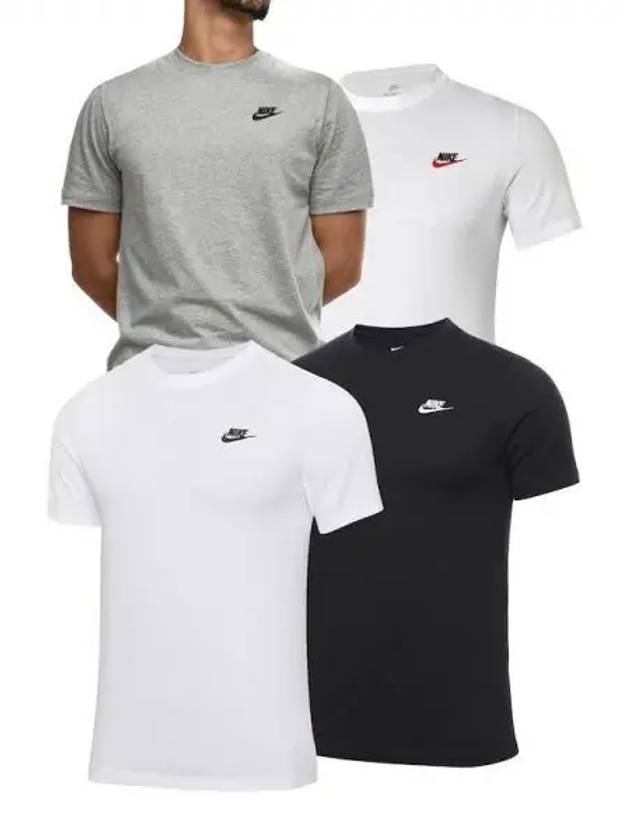 Men s NSW Club short sleeve t shirt 4 types AR4997 Domestic product GQK723033065479 - NIKE - BALAAN 1