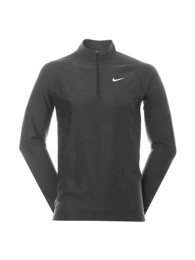 Golf Dri-Fit ADV Tour Half Zip Long Sleeve T-Shirt Anthracite - NIKE - BALAAN 1