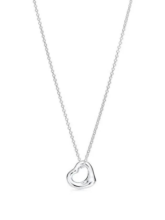 Elsa Peretti Open Heart Pendant Silver 11mm 25152336 - TIFFANY & CO. - BALAAN 1