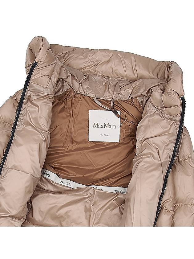 Women's Safe Water Resistant Long Parka Beige - MAX MARA - BALAAN 10