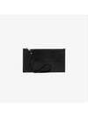 Intrecciato Weaving Gold Zipper Strap Bill Clutch Bag Black - BOTTEGA VENETA - BALAAN 2