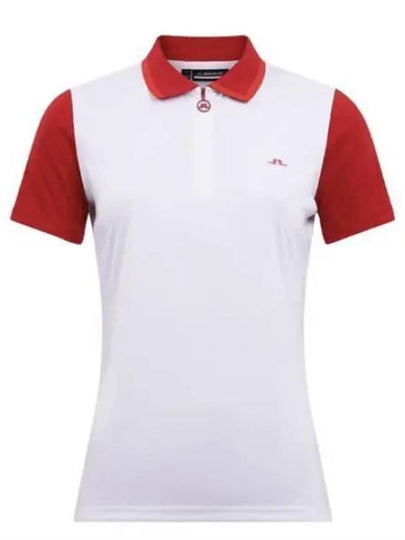 Women's Antonia Golf PK Shirt White - J.LINDEBERG - BALAAN 2