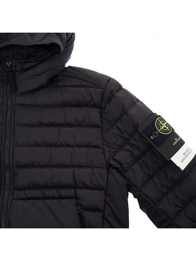 Waffen Patch Bio Base Ripstop Nylon Padding Black - STONE ISLAND - BALAAN 4