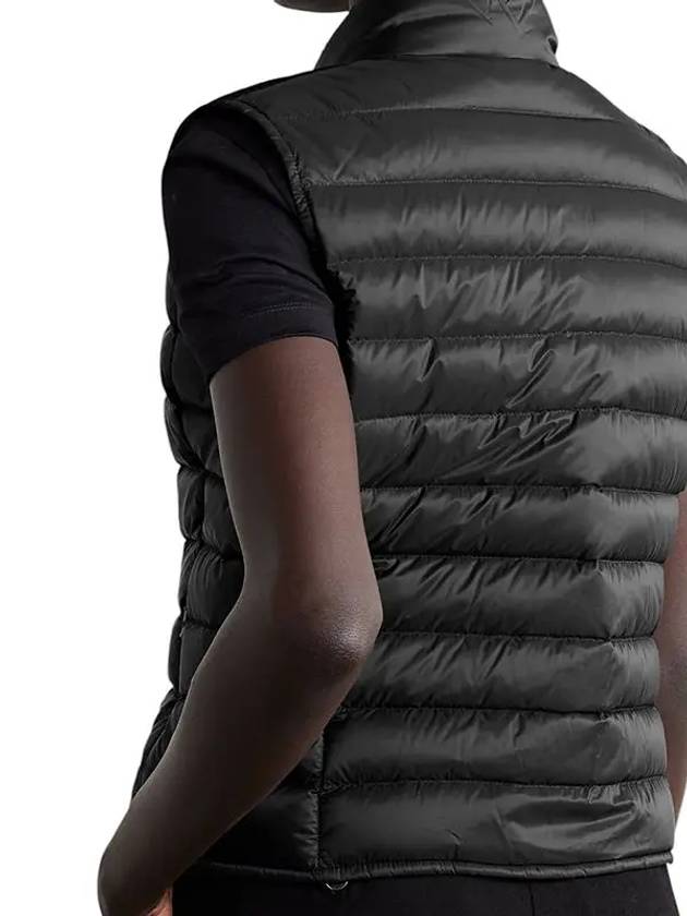 Liane Logo Patch Down Vest Black - MONCLER - BALAAN 5