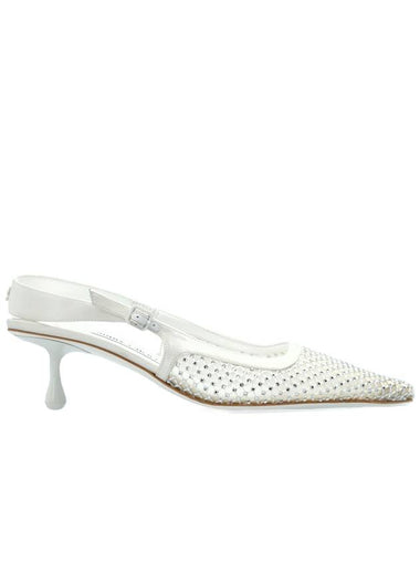 Jimmy Choo Heeled Shoes ‘Amel’, Women's, White - JIMMY CHOO - BALAAN 1