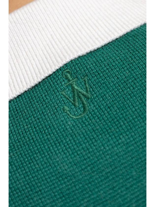 JW Anderson Polo With Cashmere Finish, Women's, Green - JW ANDERSON - BALAAN 5