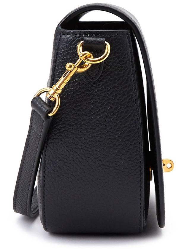 Darley Satchel Classic Grain Small Cross Bag Black - MULBERRY - BALAAN 4