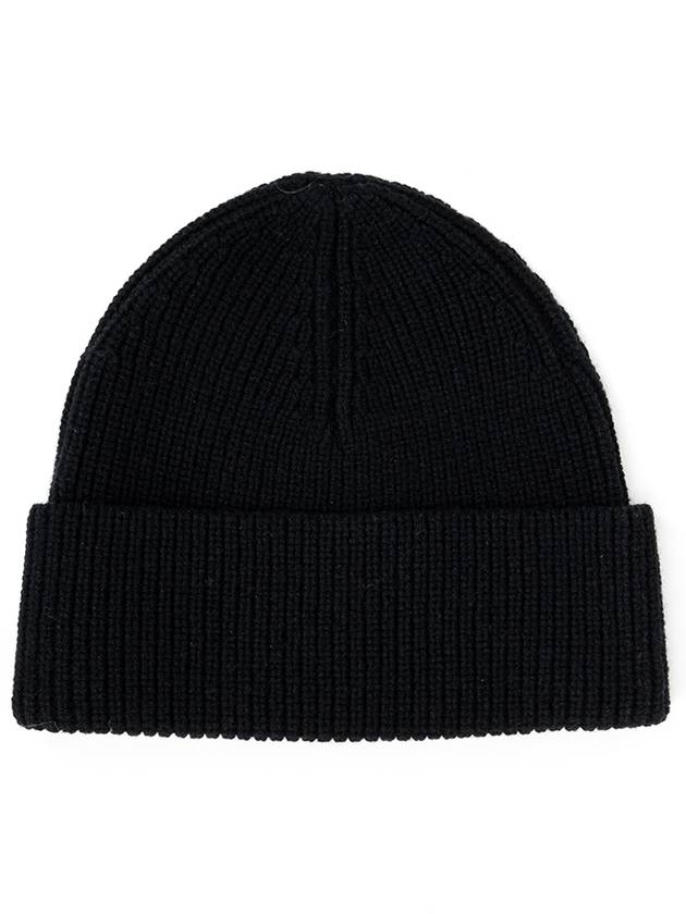 Logo Patch Wool Beanie Black - JW ANDERSON - BALAAN 4