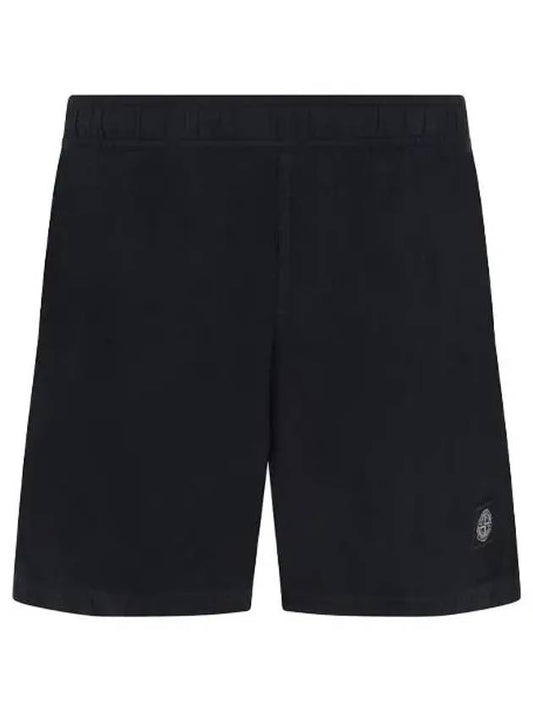 Brushed Cotton Swimming Shorts Black - STONE ISLAND - BALAAN 2