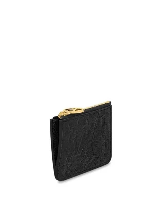 Romy Monogram Leather Card Wallet Black - LOUIS VUITTON - BALAAN 3