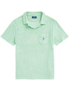 Embroidered Logo Pocket Short Sleeves Polo Shirt Light Green - POLO RALPH LAUREN - BALAAN 1