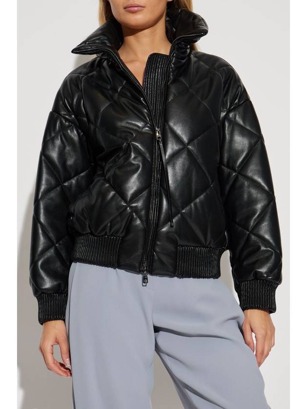 Emporio Armani Quilted Jacket, Women's, Black - EMPORIO ARMANI - BALAAN 3