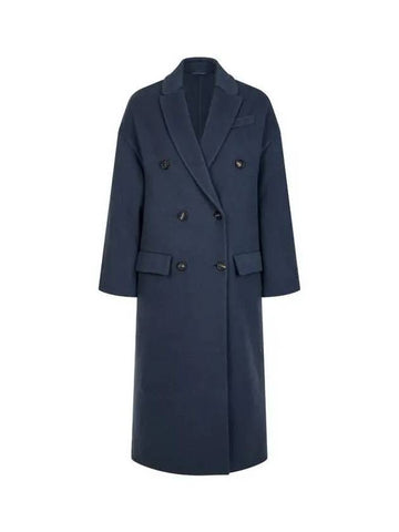 10 epoint Women s Monili Patch Cashmere Wool Coat Navy 271913 - BRUNELLO CUCINELLI - BALAAN 1