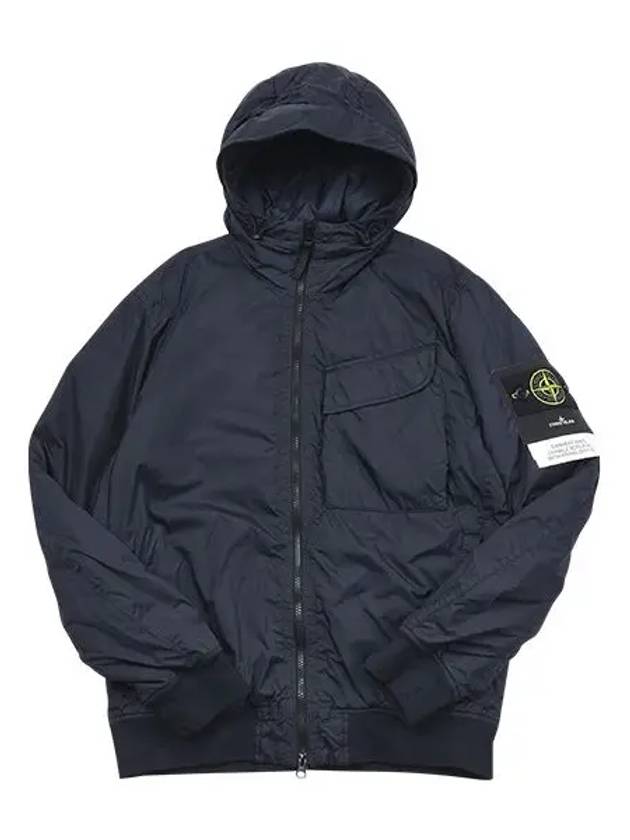 Jacket 40723 V0020 Crinkle Wraps Recycled Nylon Down Hooded Men's Jacket - STONE ISLAND - BALAAN 2