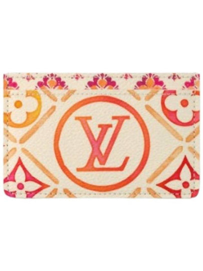 Monogram Card Wallet Beige - LOUIS VUITTON - BALAAN 2