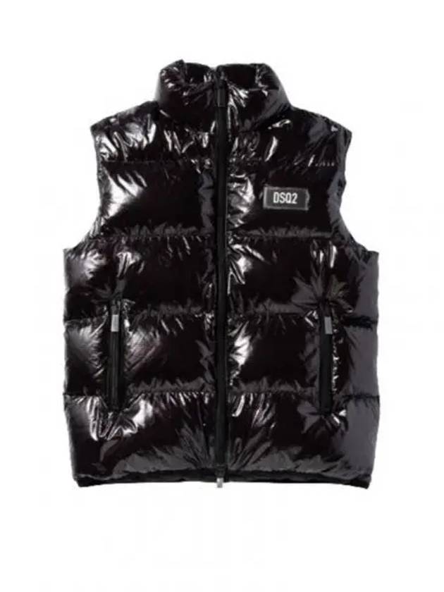 Logo Down Vest Black - DSQUARED2 - BALAAN 2