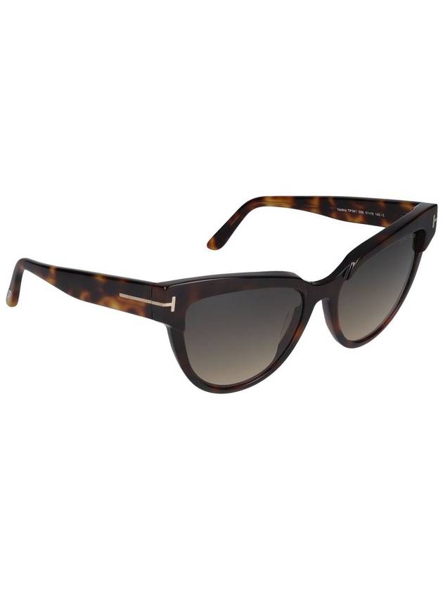 Sunglasses HAVANA COLORED SMOKE GRAD - TOM FORD - BALAAN 5