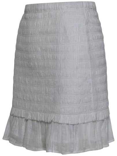 Isabel Marant Étoile 'Dorela' White Cotton Miniskirt - ISABEL MARANT ETOILE - BALAAN 2