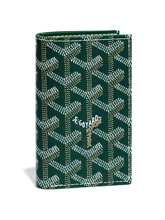 Saint-Pierre Half Card Holder Green - GOYARD - BALAAN 1